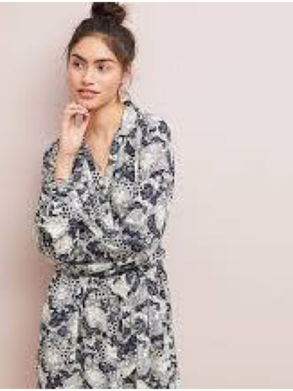 Anthropologie 52 Conversations Colloquial Viscose Shirtdress 0P